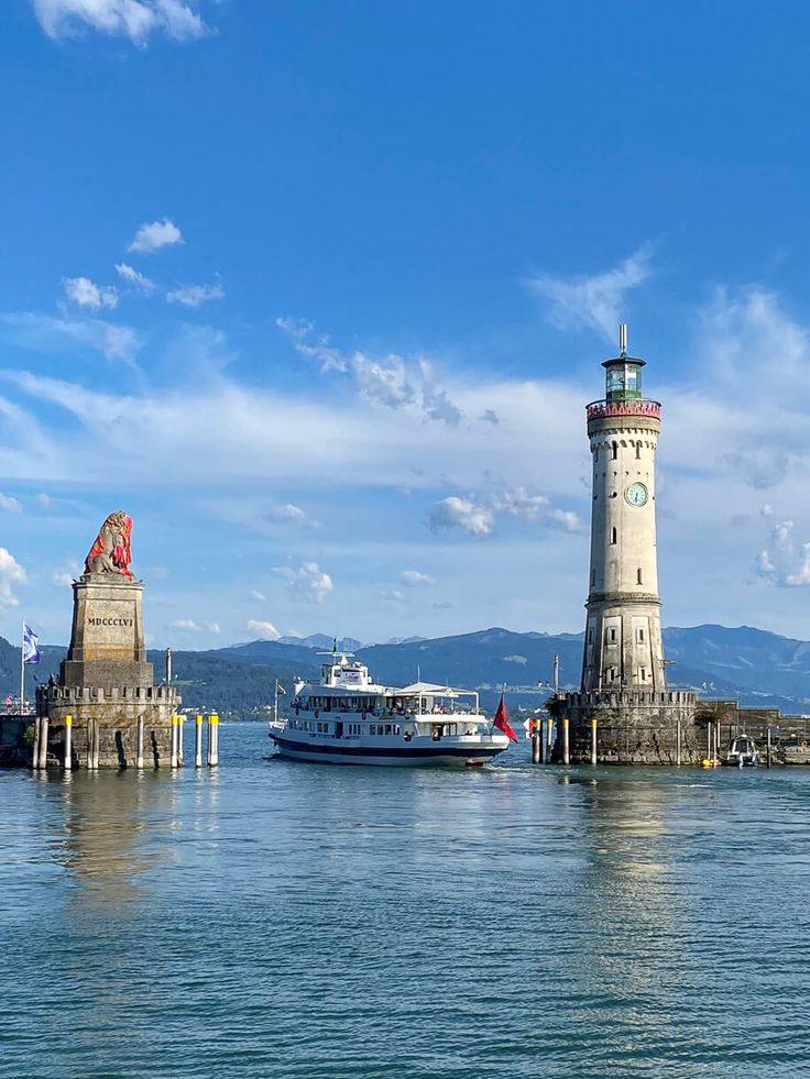 Abendstimmung im Hafen am Bodensee
